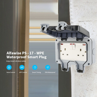 

Durable Electrical IP66 Waterproof Outdoor Double Switched Power Socket UK Plug