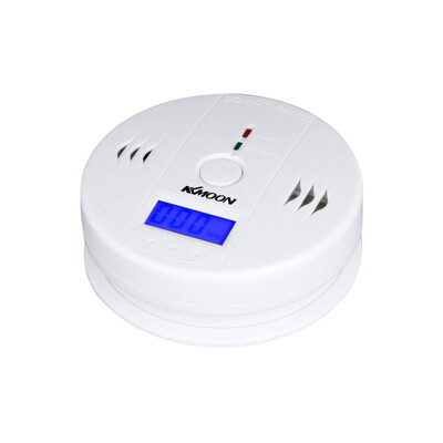 

LCD CO Carbon Monoxide Poisoning Sensor Monitor Alarm Detector White