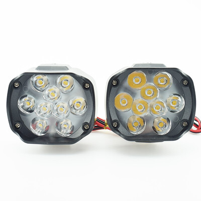 

Motorcycle 12V 6500K LED Headlight auxiliary driving lights Car Headlamp Scooter Moto Fog lamp Spotlight Motorbike work lights