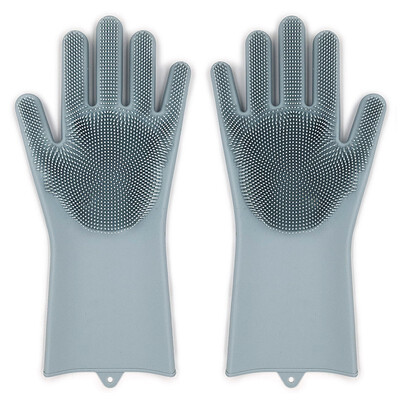 

NeillieN Silicone gloves dish washing gloves kitchen cleaning skid proof&heat insulation magic gloves Eco-Friendly gloves