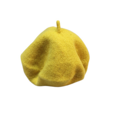 

2018 Sale Solid Baby Girls Boinas Boina Feminina Hipster Joker Wool Felt Beret Multicolor Painter Hat for Children