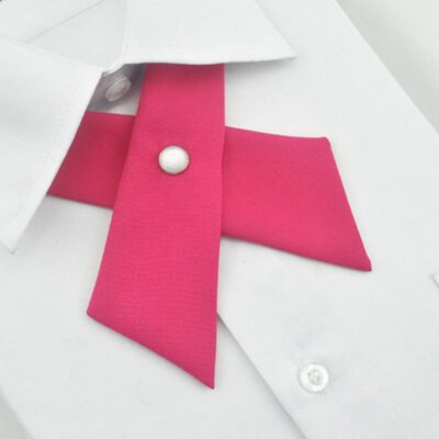 

8 Colors Boys Girls Adjustable Criss-Cross Tie School Uniform Neck Tie Cross Tie