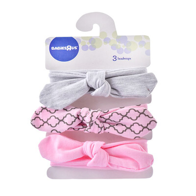 

Toddler Headband Turban Knot Head Wrap Girls Kids Baby Bow Hairband 3pcs Set