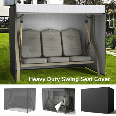 

Outdoor Heavy Duty 420D 3 Seater Swing Seat Chair Hammock Cover Garden Patio Furniture Protector