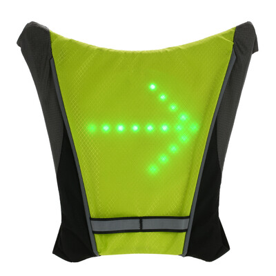 

Lixada USB Rechargeable Reflective Backpack Attachment Clip with Remote Control LED Signal Light Outdoor Sport Safety Bag Gear for