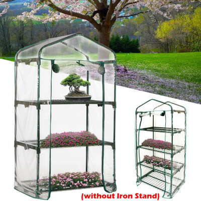 

Transparent Rectangle Waterproof PVC Warm Garden Tier Mini Household Plant Greenhouse Cover without Iron Stand