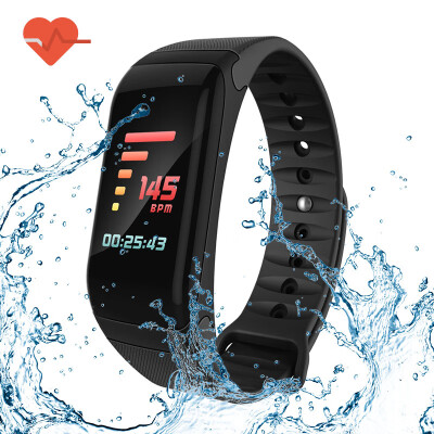 

Color OLED Wristband Sports Outdoor Bluetooth Smart Bracelet Heart Rate Monitor Waterproof SmartBand for iPhoneHuaweiSamSung