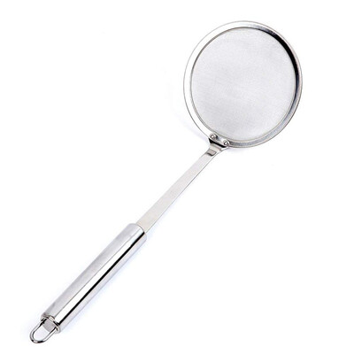 

TEMCHY Hot Pot Fat Skimmer Spoon - Stainless Steel Fine Mesh Strainer for Skimming Grease&Foam