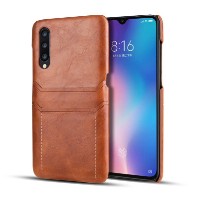 

PU Leather Phone Case for Xiaomi Mi 9 Mobile Phone Back Cover Case Protective Shell