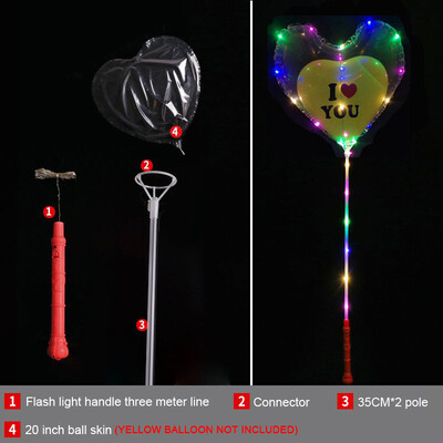 

Party Flashing Often Bright Balloons Holding Wave Ball ins Net Red Balloon Lights