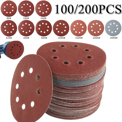 

100200pcs 10 Kinds of Granular Brushed Sandpaper 125mm Sanding Discs Pad 80-3000Grits Sanding Disc