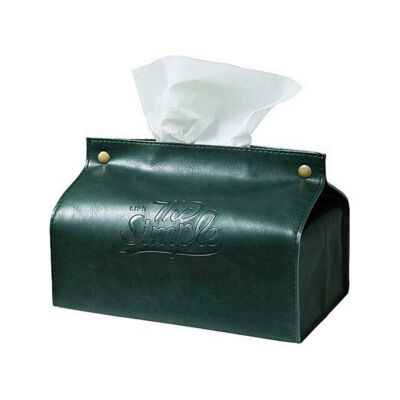 

Ins Nordic Leather Tissue Box Container Towel Napkin Tissue Holder Paper Dispenser Tissue Holder Case for Office Home Decoration