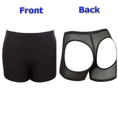 

SLIMBELLE Womens Booty Booster Panty Breifs Butt Lifter Body Shaper Black Underwear Shorts