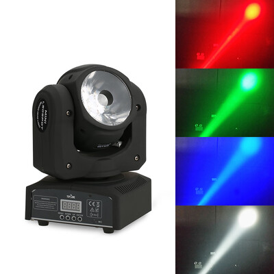

Tomshine Total Power 70W LED RGBW 1013 Channels Moving Head Lamp Stage Beam Light DMX512 Master-slave Auro-run Sound for DJ Show