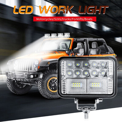 

78W LED Work Light Super Bright Offroad Flood Lamp IP67 Waterproof Fog Light