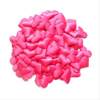 

100 pieces of fabric heart diameter 3 2x3 2 cm holiday wedding party activities confetti tabletop decoration birthday party scen