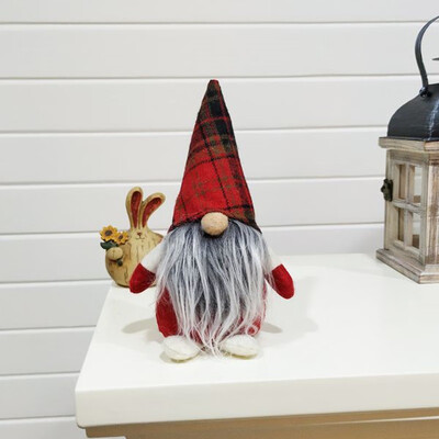 

Christmas Decoration Handmade Gnome Christmas gifts Swedish figurines sitting elf Christmas Elf Decoration New Year Party Gift