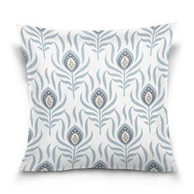 

ALAZA Throw Pillow Cover 16 X 16 inch Christmas Gift Cushion Cover with Doodle Pattern Printed Pillowcase