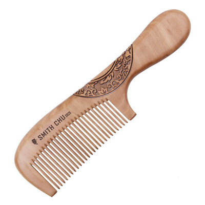 

Handmade Peach Wood Comb Gift Sculpture