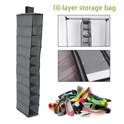 

Willstar 10 Shelf Bag Hanging Shoe Storage Rack Fixed Rack Organizer Wardrobe Unit