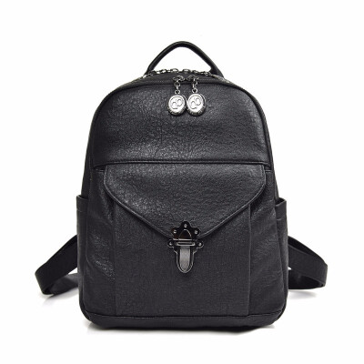 

PU Leather Backpack Women Bag Female Backpacks for School Teenagers Girls Fashion Ladies Travel Bags Woman Bagpack with Zipper