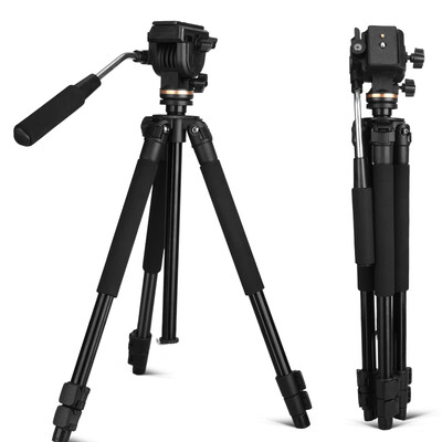 

QZSD Q310 Tripod with Fluid Head for DSLR Camera
