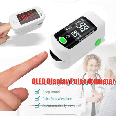 

Digital Fingertip Pulse Oximeter OLED Display Blood Oxygen Sensor Saturation SpO2 Monitor Measurement Meter