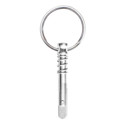

2Pcs Spring Loaded Quick Release Pins Marine 316 Stainless Steel with Pull Ring Boat Bimini Top Fitting Hardware