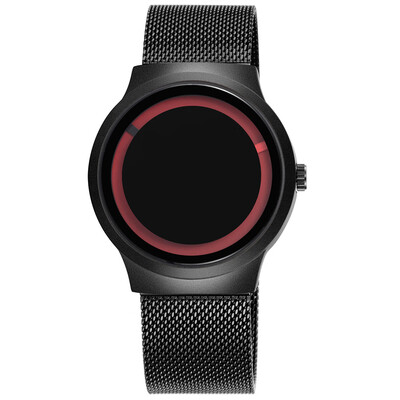 

SKONE 7431 Simple Men Watch Steel Mesh Strap Quartz Movement Watch Waterproof Casual Clock Wristwatch for Male