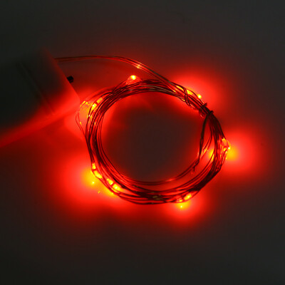 

1M 10 LEDs Mini String Light CR2032 Battery Waterproof Decorative Lamp