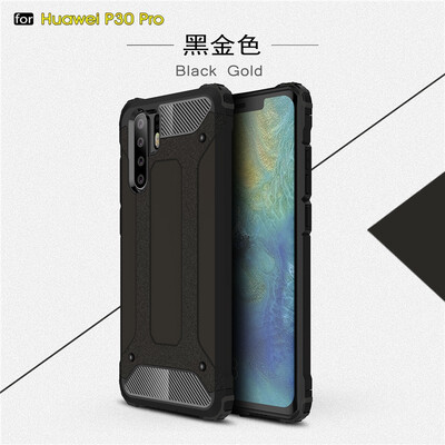 

Goowiiz Phone Case For Huawei P30P30 ProMate 20X King Kong Armor Fashion Bumper PC TPU Prevent falling