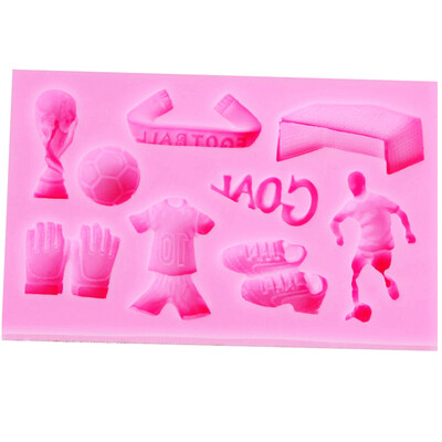 

Football Theme Silicone Fondant Mold Cake Chocolate Candy Decoration Tool