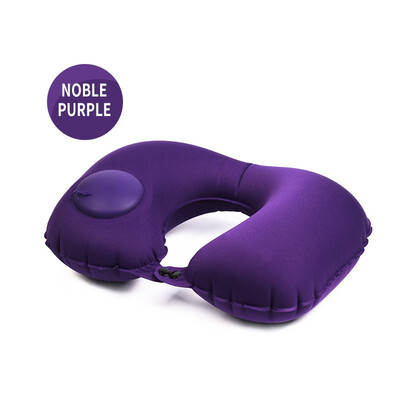 

Modone U-shaped Pillow Press to Inflate Automatically Car Headrest Portable Airplane Travel Neck Pillows