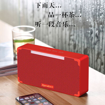 

Private mode Bluetooth speaker dual speaker overweight subwoofer outdoor portable wireless audio home lighting colorful lights