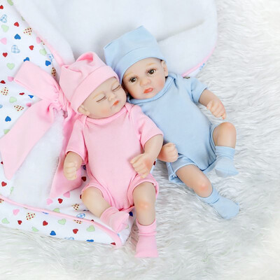 

Willstar 08 ft Reborn Baby Doll Lifelike Baby Solid Silicone Toddler Boy Girl Doll White