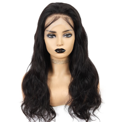 

Amazing Star 360 Lace Wigs Body Wave Brazilian Virgin Hair Hand Tied Human Hair 360 Lace Wigs Full&Thick Natural Color