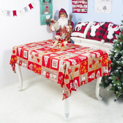 

Christmas Dinner Tablecloth Rectangle Decorative Table Covers