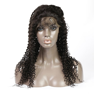 

130 Density Full Lace Wig Deep Curly 100 Human Hair