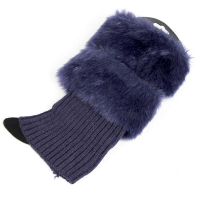 

Stylish Comfortable Calf Cover Warm Socks Set Winter Furry Calf Enveloped Short Sock