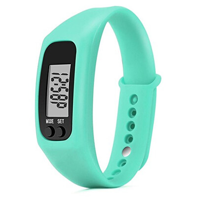 

Run Step Watch Sport Bracelet Fitness Tracker Pedometer Calorie Counter Digital LCD Walking Distance