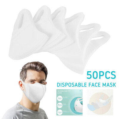 

Disposable white mask