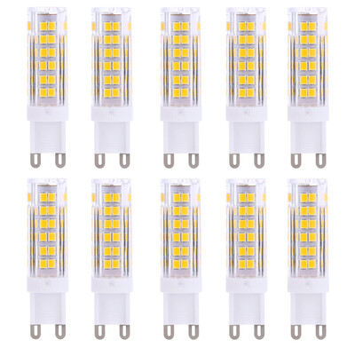 

Lightme 10PCS G9 AC 220V 45W SMD 2835 LED Bulb Spotlight with 75 LEDs