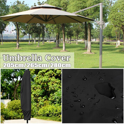 

205265285cm Outdoor Cantilever Waterproof Dustproof Banana Parasol Cover Umbrella Cover