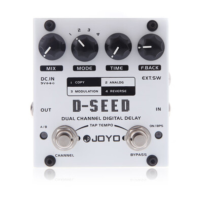 

JOYO D-SEED Dual Channel Digital Delay Guitar Effect Pedal with Four Modes