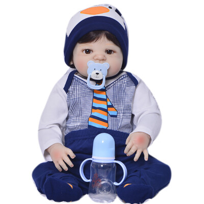 

Hot Sale 23 Inch Reborn Girl Dolls Full Silicone Body 57 cm Realistic Baby Toy Doll For Sale Kid Birthday Gift Bedtime Play Toy