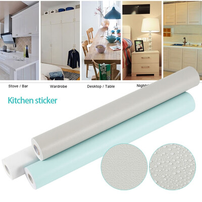 

10M White Home Wallpaper High Gloss Furniture Film Adhesive Film Kitchen Film Cupboard Film