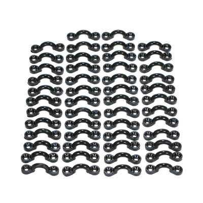 

50pcs Nylon Kayak Boat Eye Pads Tie Down Pad Eyes Canoe Accessories Shock Cord Fastening Gear Replacement Kit
