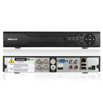 

KKmoon 4CH 1080P Hybrid NVR AHD TVI CVI DVR 5-in-1 Digital Video Recorder P2P Cloud Network Onvif Digital Video Recorder support P
