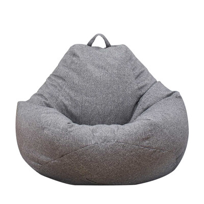 

Large Bean Bag Sofa Cover for Lounger Chair Sofa Seat-Sofa Furniture Cover-70x80CM-Gray