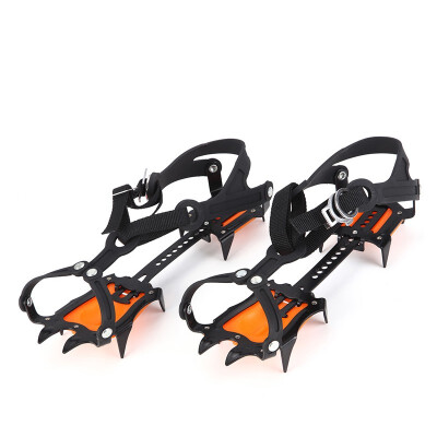 

1 Pair Hiking Teeth Claws Crampons Outdoor Anti-Slip 10-Tooth Climbing Shoes Covers Ice Gripper Outdoor Ski Ice Snow